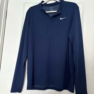 NIKE Men's Navy Blue Quarter Zip